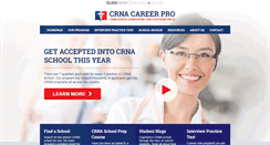 Desktop Screenshot of crna-school-admissions.com